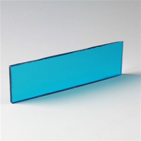 透明pc耐力板 多颜色耐力板 3mm蓝色透光遮阳挡雨采光PC耐力板 天津煜阳建材