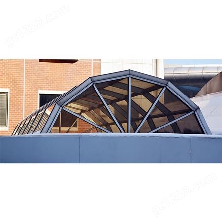 耐力板阳光板透明户外阳台挡雨板茶色车棚耐力板雨搭可定制加工 天津煜阳建材科技施工