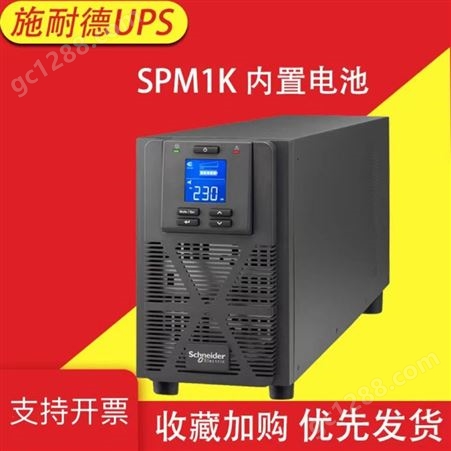 SPM1KUPS不间断电源APC施耐德SPM1K 1000VA 800W在线式服务器SP1K稳压
