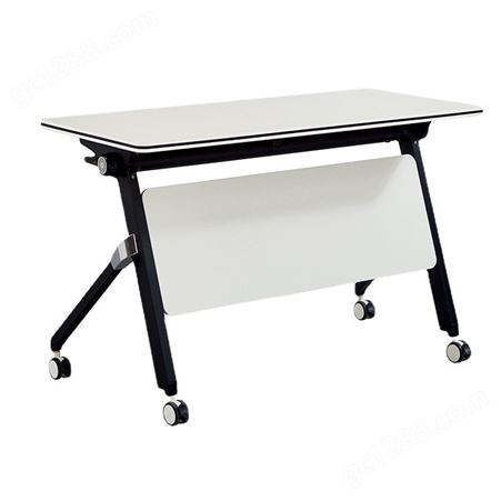 FT-027折叠桌可拼接长方形培训桌子 可折叠简约大方培训会议办公桌课桌