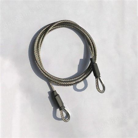 速降保护绳钢丝绳索具确定点连接扁带高空作业不锈钢锚点带继开