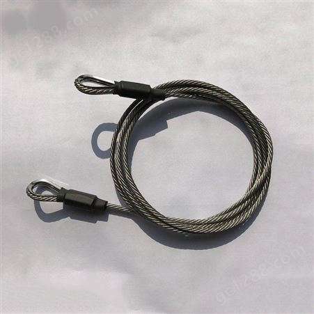 速降保护绳钢丝绳索具确定点连接扁带高空作业不锈钢锚点带继开