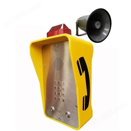 IP65等级 户外防水应急电话机 一键应急求助对讲 紧急速拨 坚固抗压