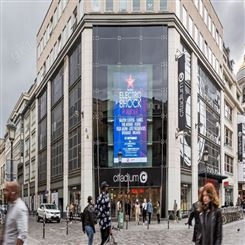 巴黎春天步行街led大屏广告价格，巴黎户外大屏广告中心