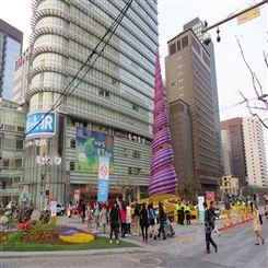 2022年首尔光化门积善大厦大屏广告，韩国户外广告投放价格