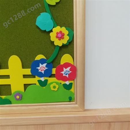 彩色软木板照片墙幼儿园墙面装饰背景主题墙公告栏 鼎峰博晟