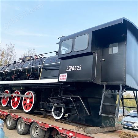 复古蒸汽火车模型 天贝龙定制 十米-二十米怀旧火车头火车厢