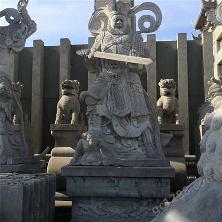 古建景区广场大型花岗岩石雕人物摆件 雕刻美观不易变形