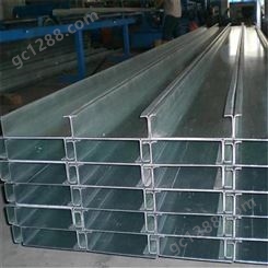 柳钢C型钢 钢结构厂房檩条专用 机械轻工制造中钢梁 大量现货