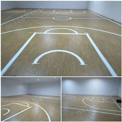 蓝球场运动地板室内场地地胶篮球场地胶PVC室内防滑运动地板