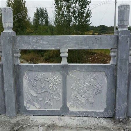 悦骐石业 工业雕刻石栏板 青石栏杆 现货供应