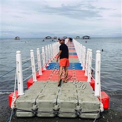 优质塑料浮筒 游艇码头 水上浮动平台 专业浮体浮台直卖