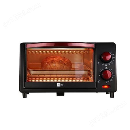 米技（MIJI）家用多功能电烤箱10升迷你烘焙 机械式精准温控 EO9L