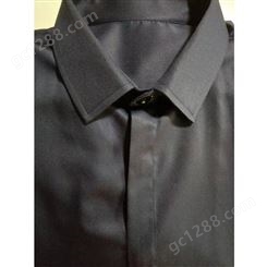 男款衬衫 加工厂定制单排扣修身版长袖衬衣 条纹纯色多规格可选
