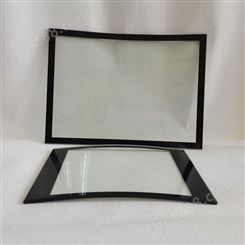 全国接单加工5mm小半径视窗玻璃丝印顺弧双曲面钢化玻璃定制