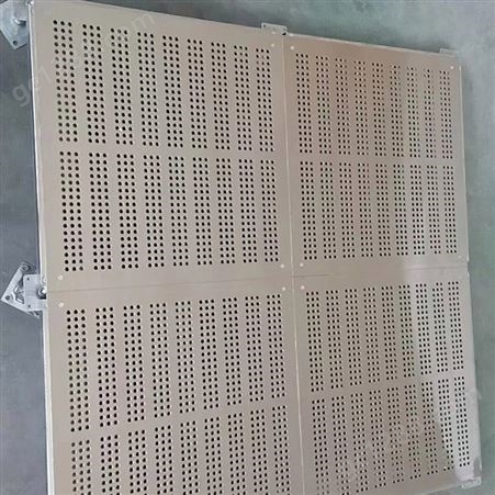 硫酸钙PVC防静电地板机房开孔 复合材料 结构强度高