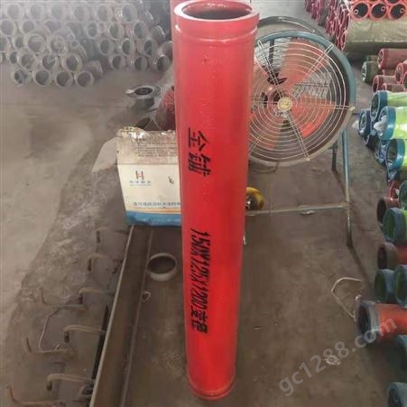 聚佳 DN125泵管 法兰盘铁水管 无缝不锈钢深井泵管 淬火耐磨