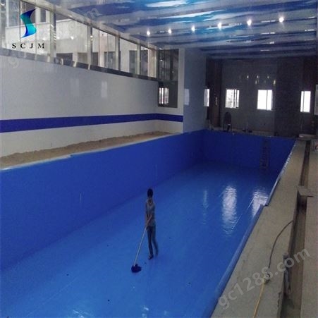 融科室内游泳池胶膜   耐磨耐用泳池贴膜