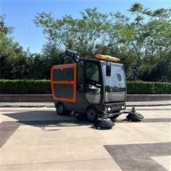 博纳2300型驾驶清扫车 电动扫地车 四轮园区工厂清洁车扫地机