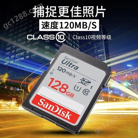 闪迪（SanDisk）32GB SD存储卡 C10 高速版内存卡 读速120MB/s 捕捉全高清 数码相机理想伴侣