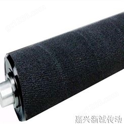 黑绒包辊布用于经编机包辊筒起防滑作用 卷布机纺织机包辊糙面黑绒皮配件 黑绒布刺毛皮