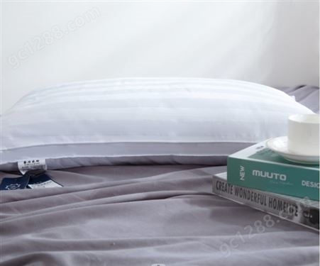 新款纯棉超柔丝枕 枕头 床上用品 高密面料 手感蓬松