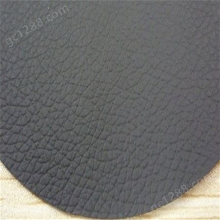 PVC夹网布 KBD-G-091 黑色0.61mm针织布复合布 皮革纹沙发面料