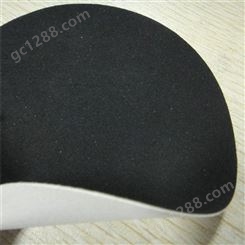 夹网布 棉布橡胶复合面料 0.85mm黑色涂层防水布 缓冲垫布料