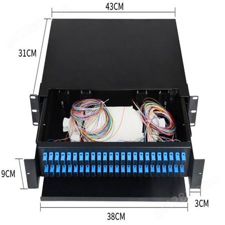 科杰供应电信SC口48芯尾纤满配光纤配线架 光缆终端盒