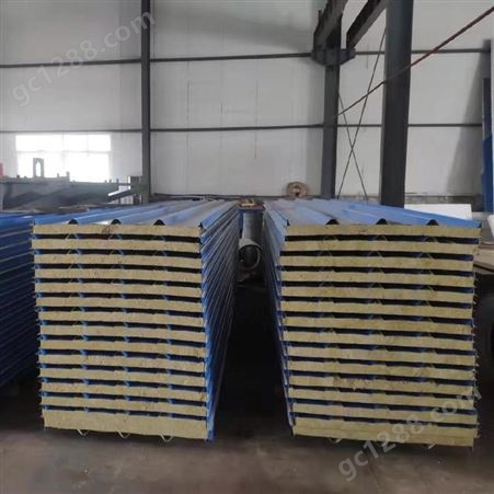 烟台彩钢岩棉板 专业生产质量保证 量大优惠 烟台黄海彩钢岩棉板