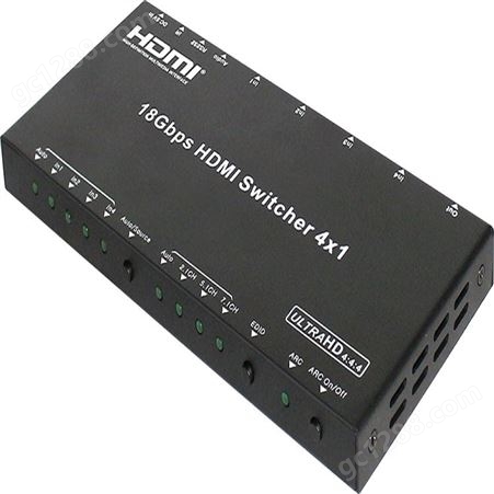 捷视通SW410 HDMI切换器 切换高清音视频信号高达6.75 Gbps的带宽