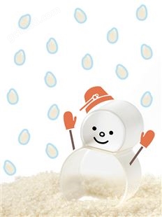 日本进口雪人量杯带刻度家用米勺杯烘焙面粉牛奶计量杯塑料刻度杯