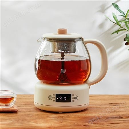 小熊煮茶器家用全自动蒸汽喷淋式ZCQ-A10W5小型玻璃普洱黑茶神器