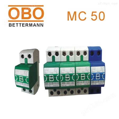 OBO MC50-B/1+NPE火花间隙开关型一级电源防雷器 浪涌保护器