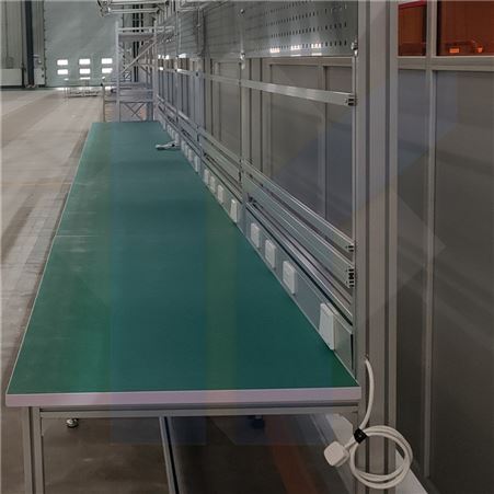 越海单边防静电工作台 车间工作桌 轻型铝型材 可定制